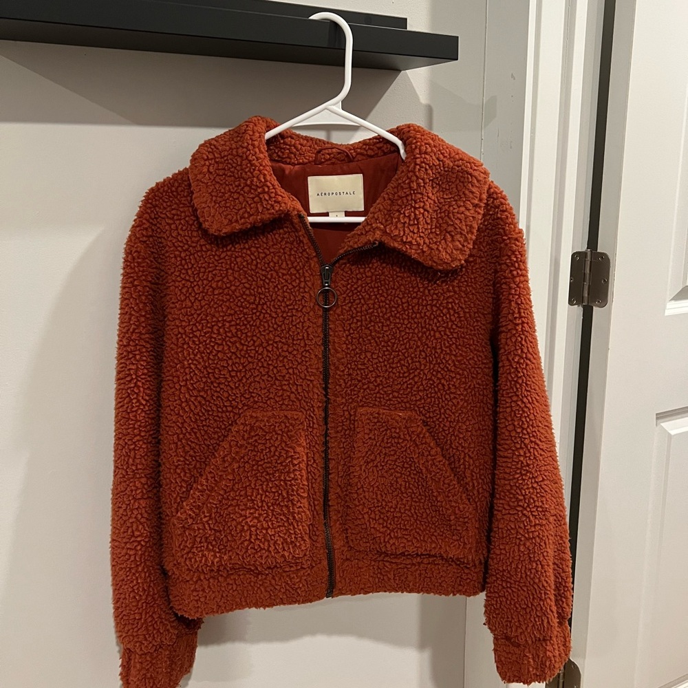 Aeropostale teddy jacket. Size small.